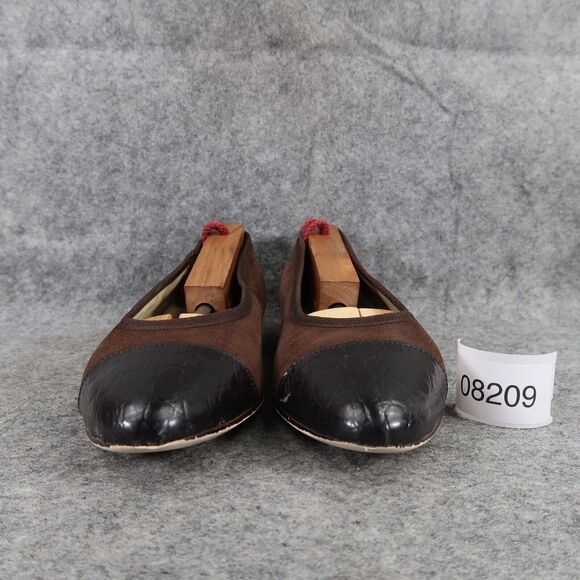 Naturalizer Shoes Womens 7 Loafer Flats Fashion Classic Career Cap Toe Leather - Picture 5 of 16